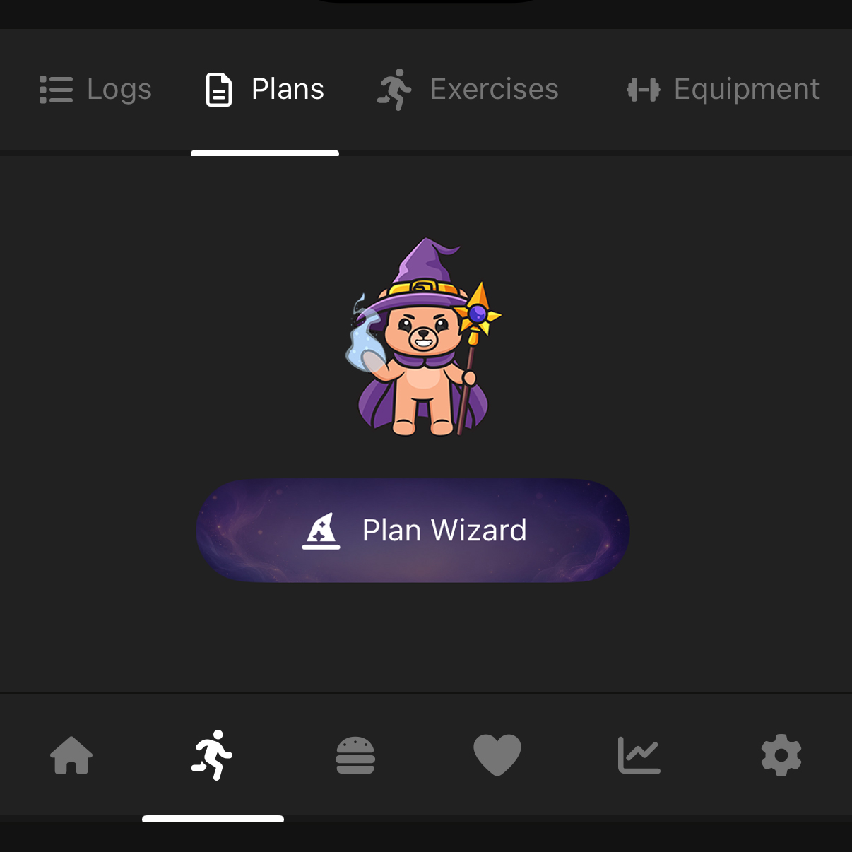 Plan Wizard Screen